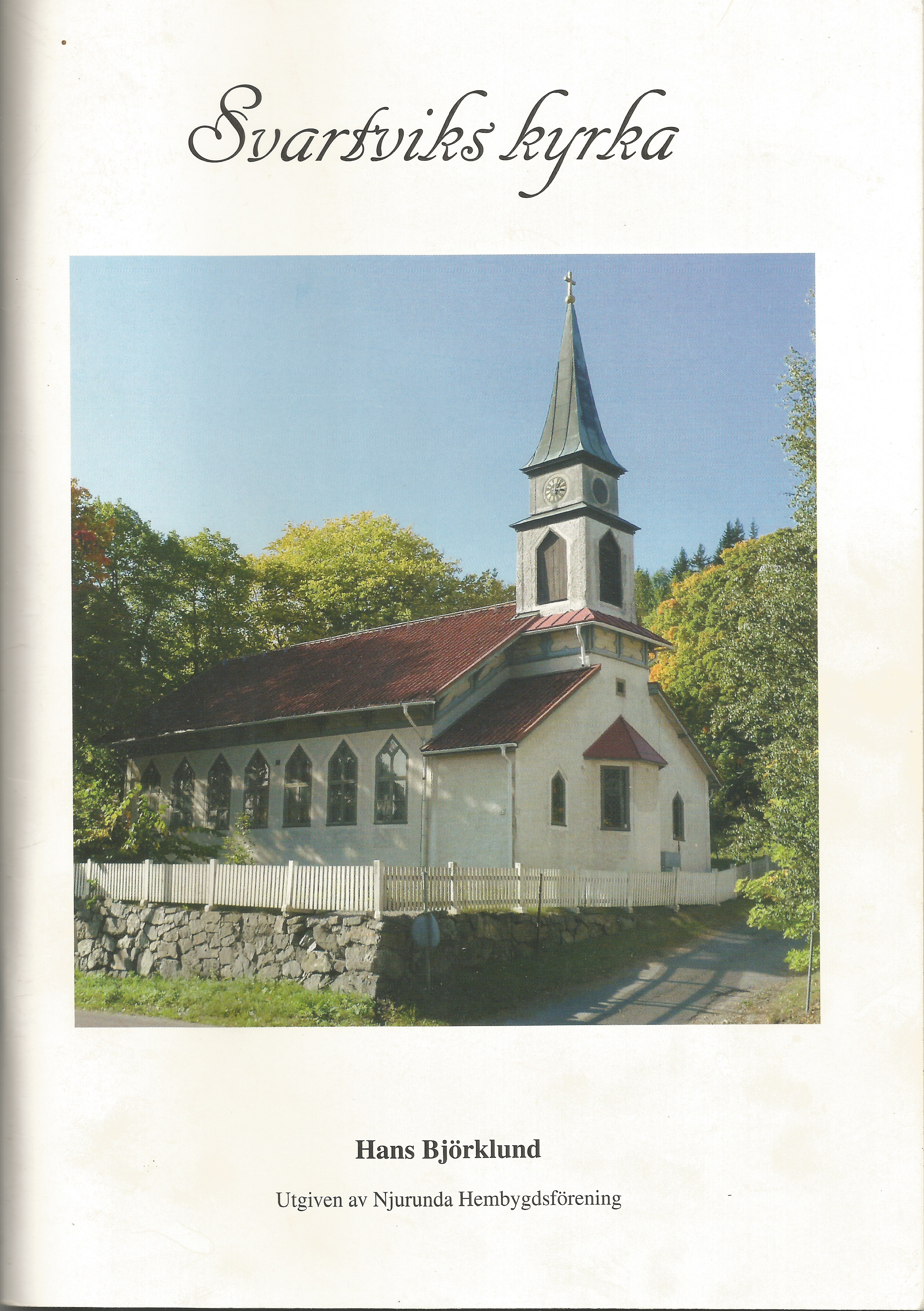 litteratur-Bok Svartviks kyrkan Björklund